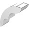 Ekena Millwork 5-in. W x 12-in. D x 16-in. H Ozark Architectural Grade PVC Knee Brace BRCP05X12X16OZK - alternate 5